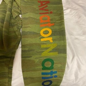 aviator nation camo sweatpants